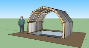 Dale Turner Bed w Hardibacker sidewalls